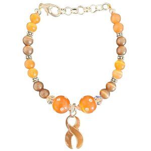 Brown Ribbon Awareness Bracelet #42